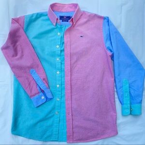 Boys Vineyard Vines classic fit Whale 🐳 shirt 👕.